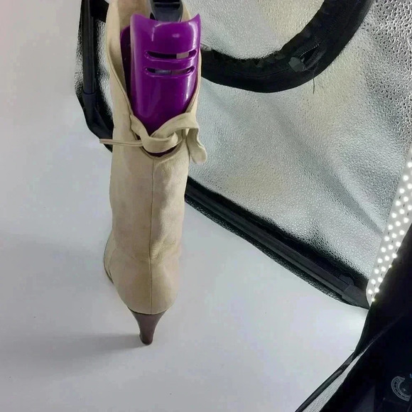 LEATHER HEEL  ANKLE BOOTS - Picture 6 of 6